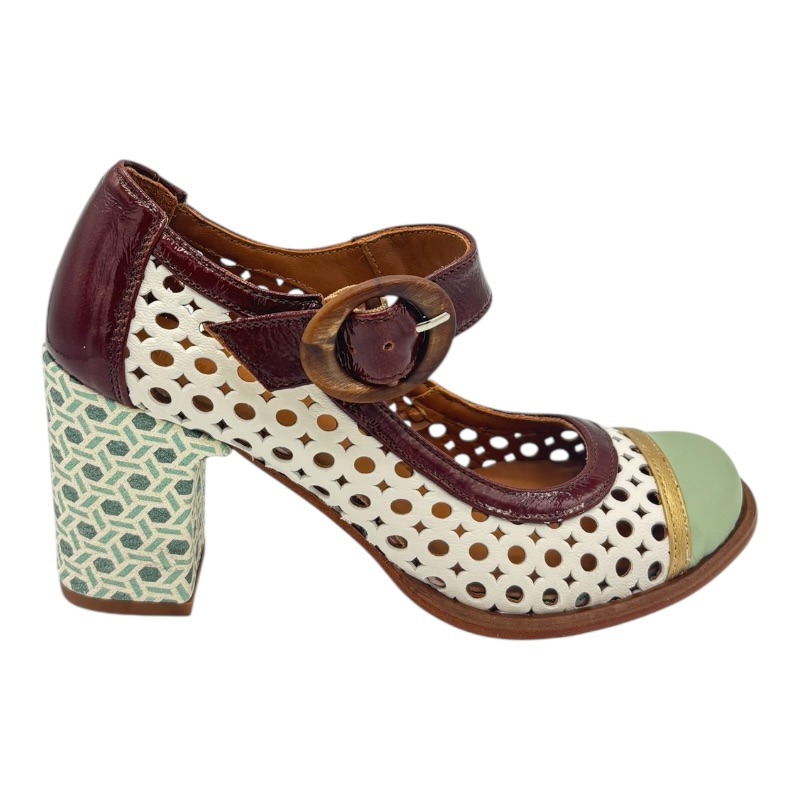 NEMONIC 2442 blanc et marron