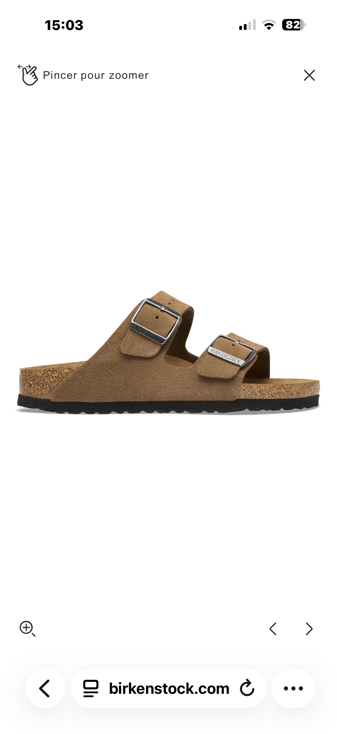 BIRKENSTOCK ARIZONA 1032717 dark tea