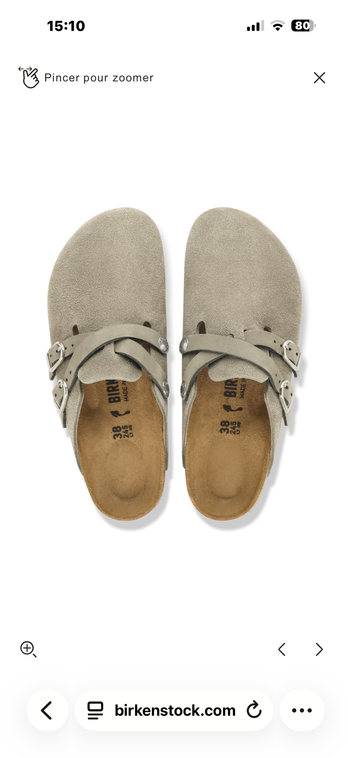 BIRKENSTOCK BLAIR 1032905 taupe