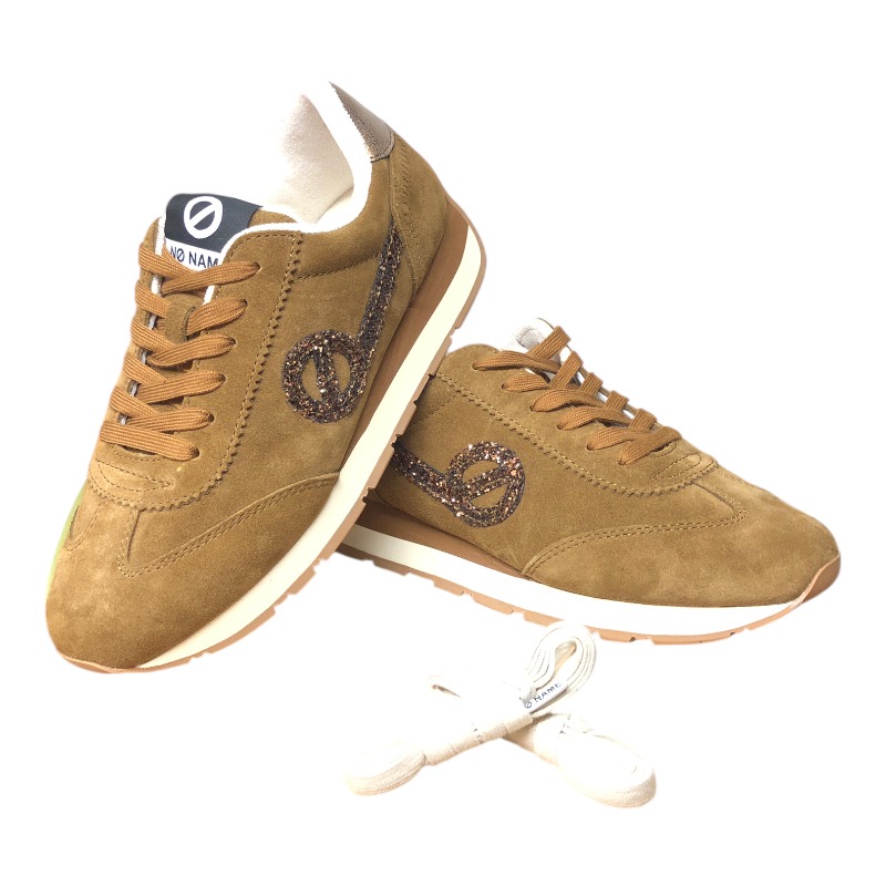NO NAME CITY RUN SUEDE Camel bronze