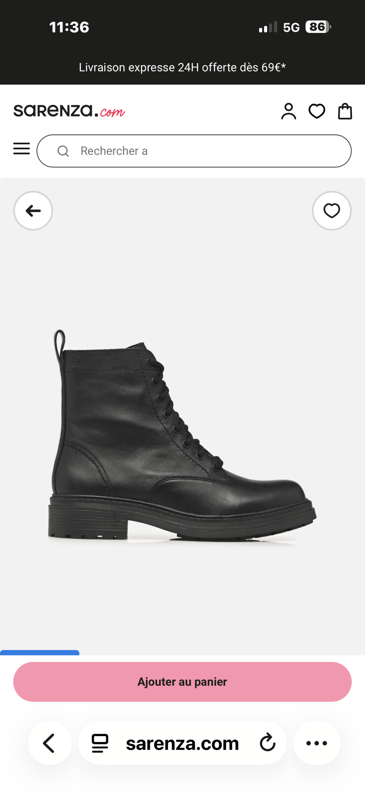 Clarks ORINOCO3 STYLE 26182 noir