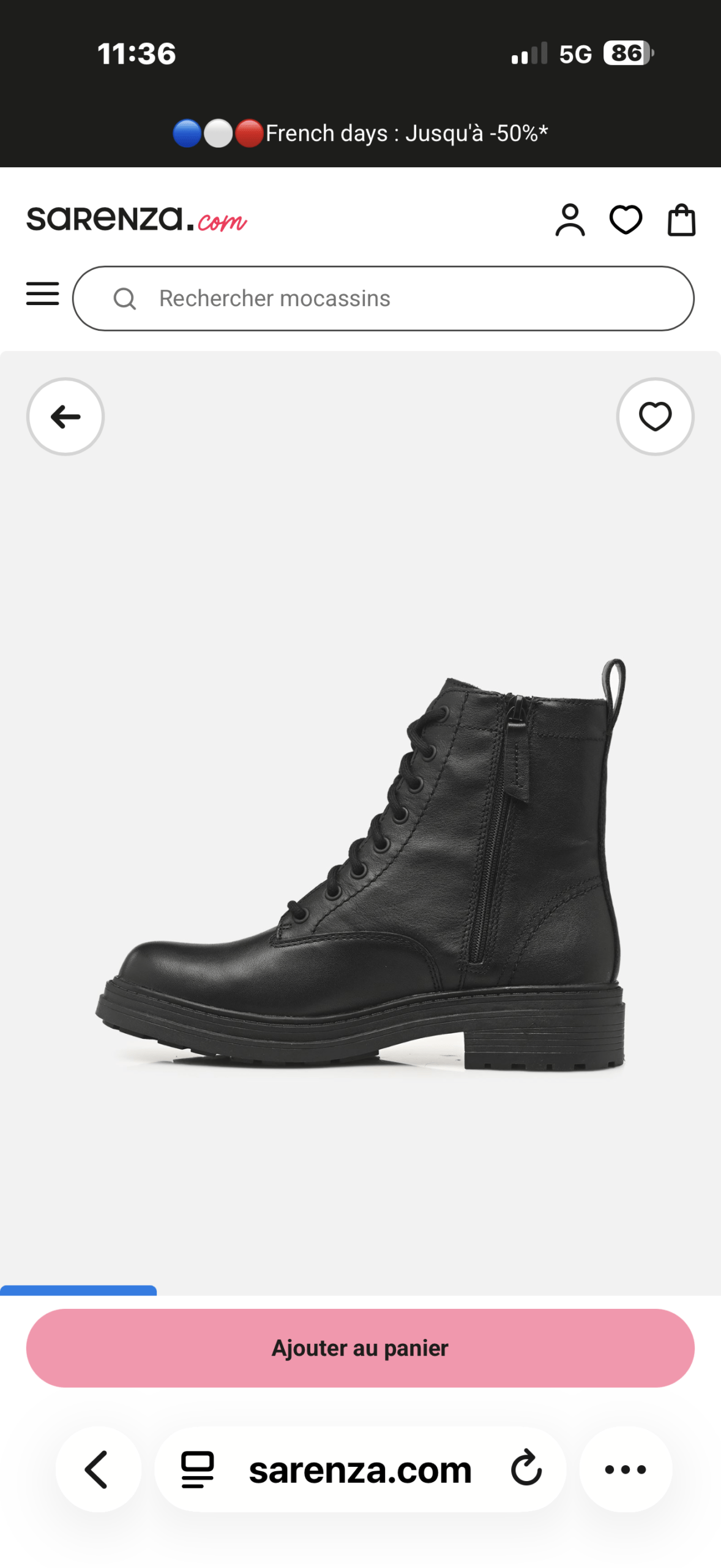 Clarks ORINOCO3 STYLE 26182 noir