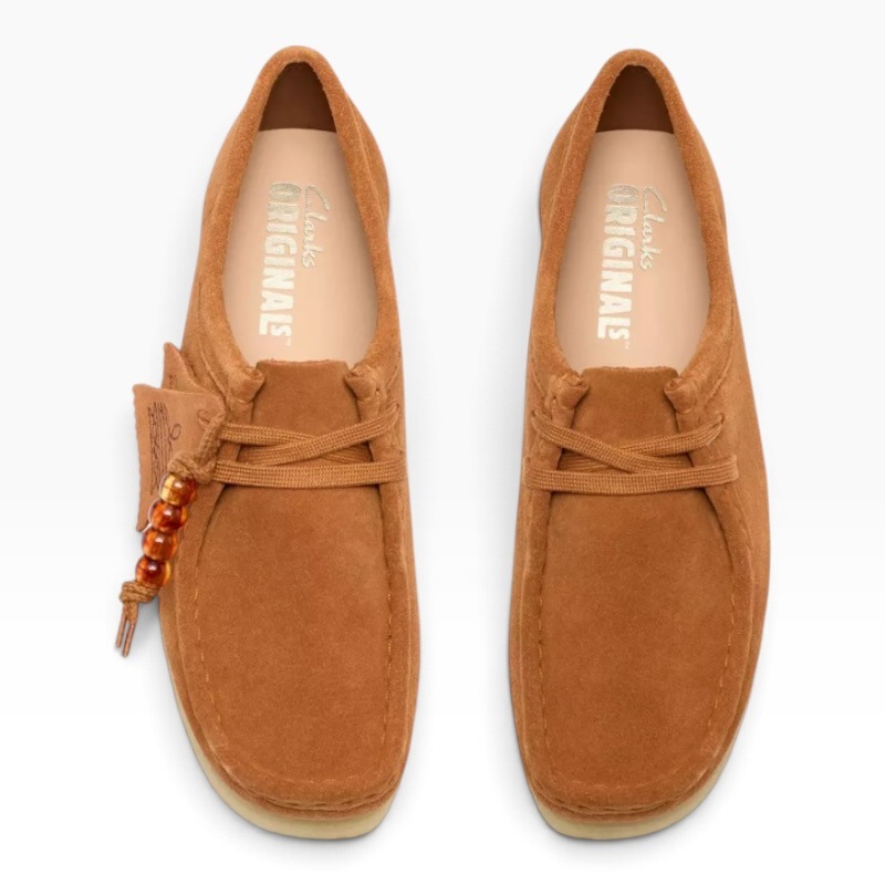 CLARKS WALLABEE 26328078 ginger