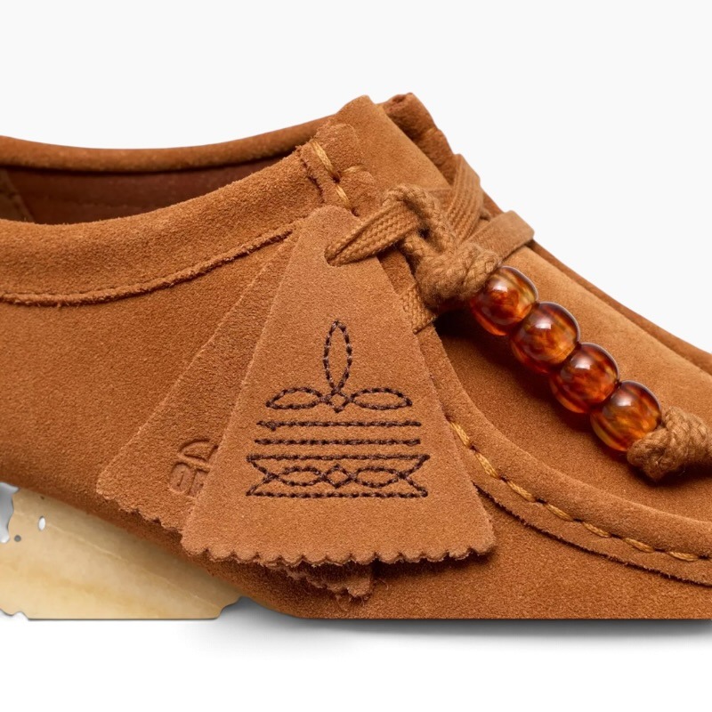 CLARKS WALLABEE 26328078 ginger