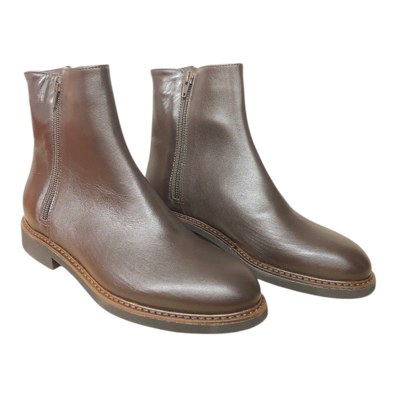 boots plats femme cuir souples confortables ROSANA 912BH26 marron